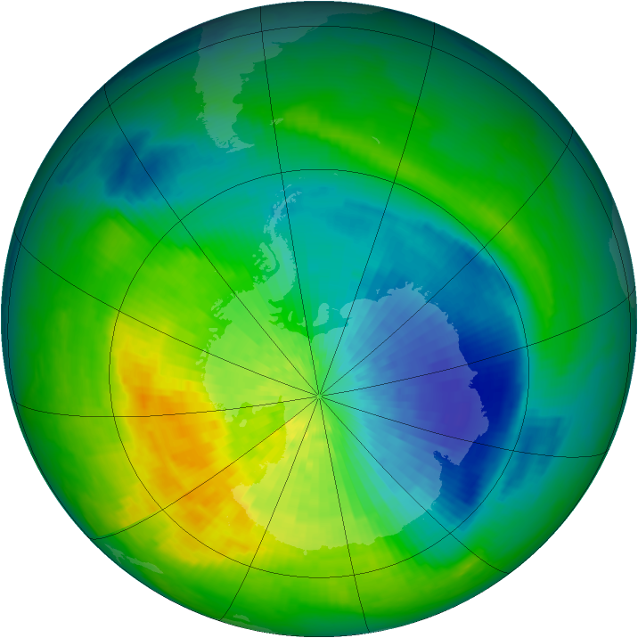 Ozone Map 2002-09-29